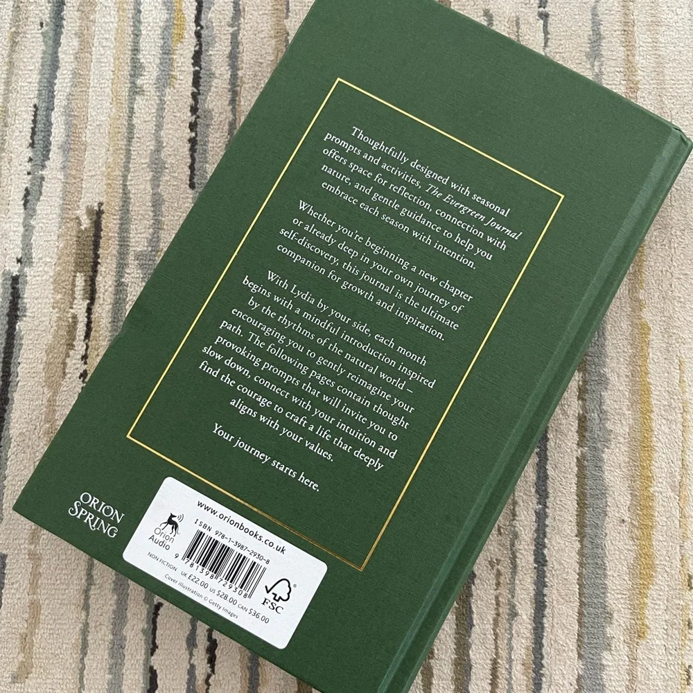 The Evergreen Journal by Lydia Millen AUTOGRAPHED COPY!
